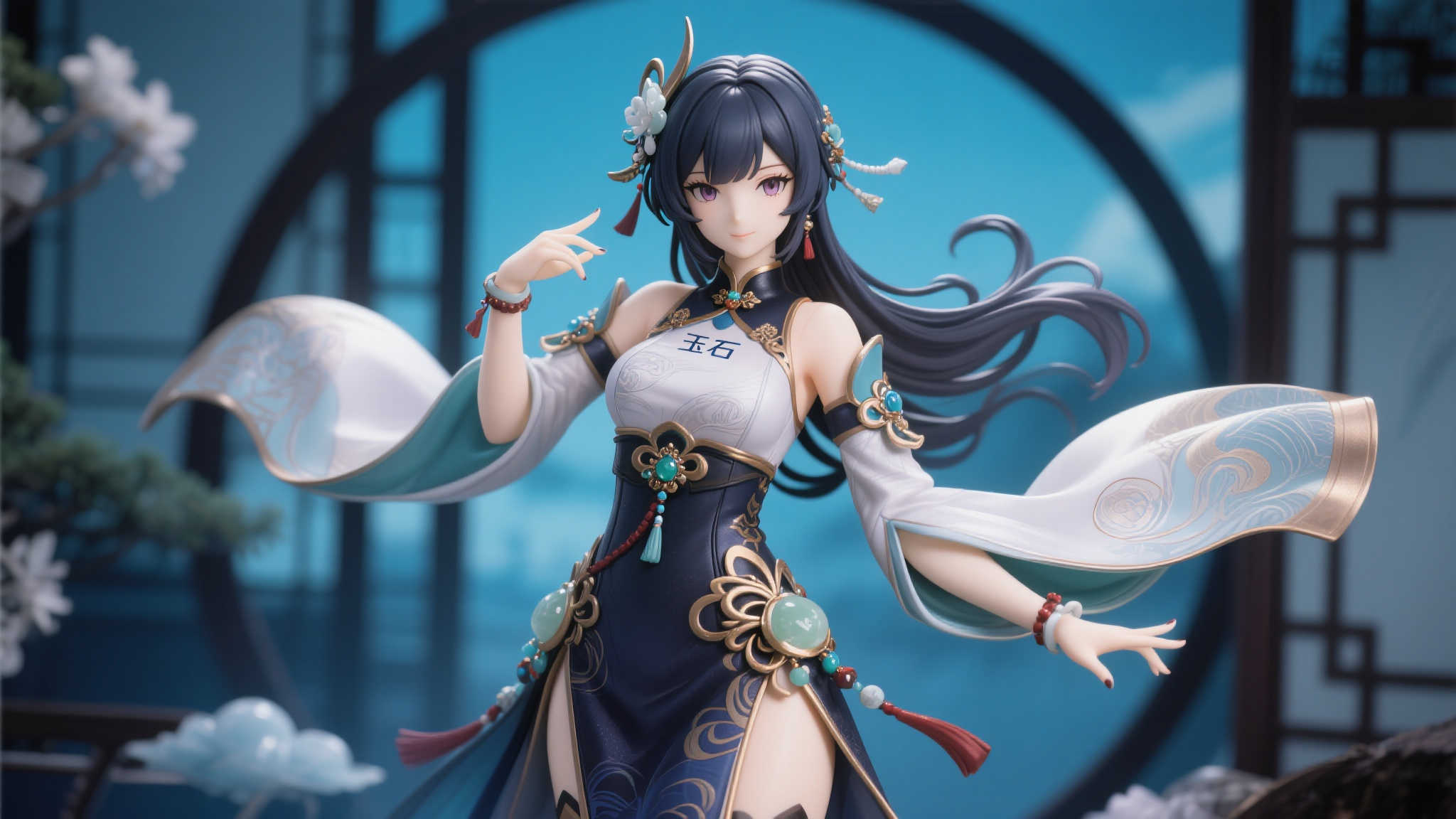 碧蓝航线推出最新玉石模型手办，预计2026年7月上市。