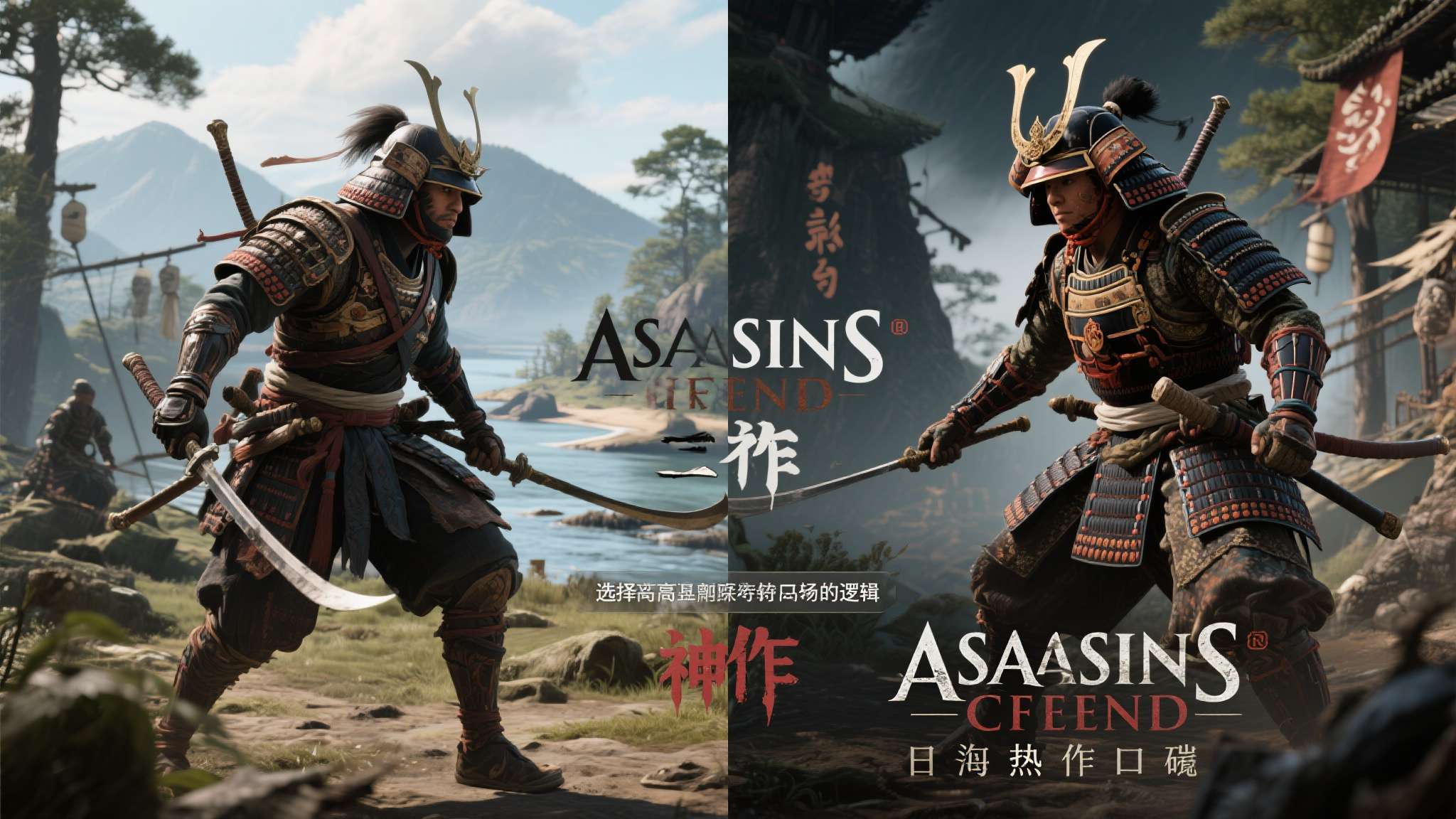当两款以日本武士文化为背景的开放世界游戏同台竞技，玩家的选择往往折射出市场的深层